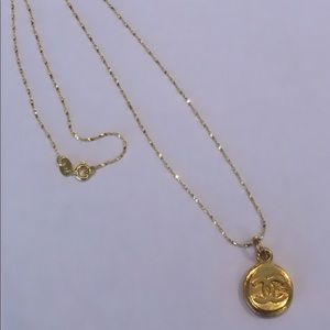 100% Authentic Double C Chanel coin necklace
